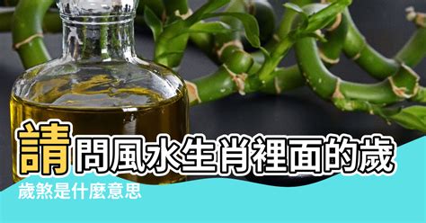 歲煞是什麼|【歲煞是什麼】風水中的歲煞 